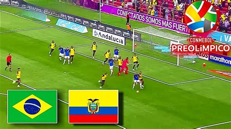 ecuador sub 23 vs brasil